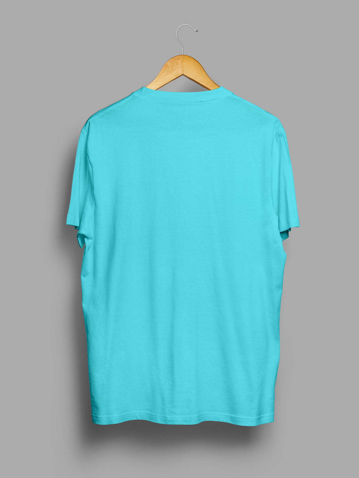 Celeste-blue-t-shirt-for-men by Ghumakkad