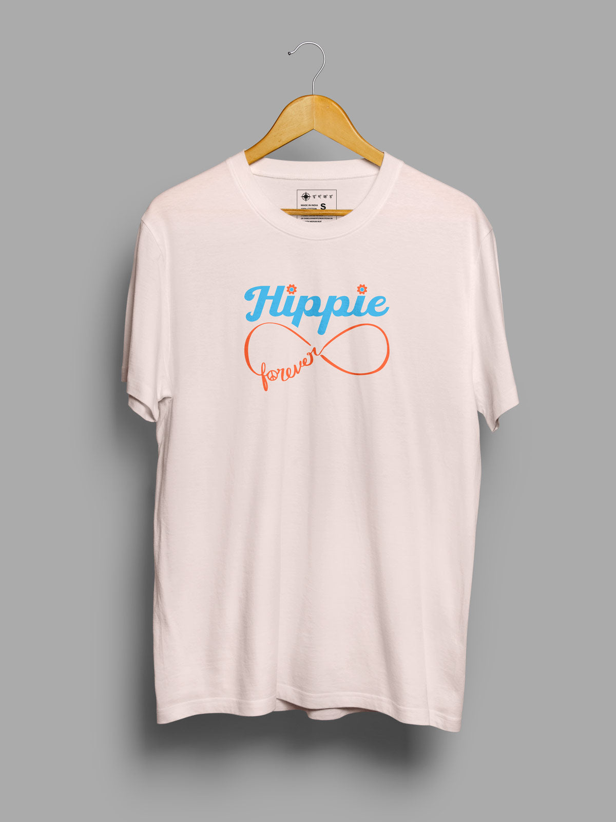 Hippie-forever-printed-t-shirt-for-men by Ghumakkad