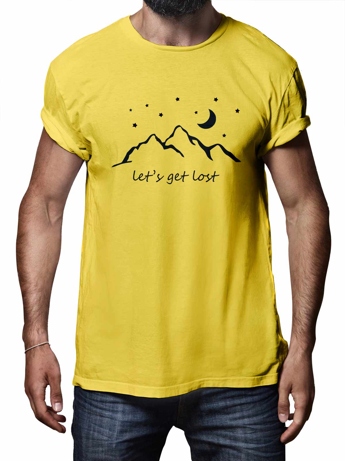 Lets-get-lost-printed-t-shirt-for-men by Ghumakkad