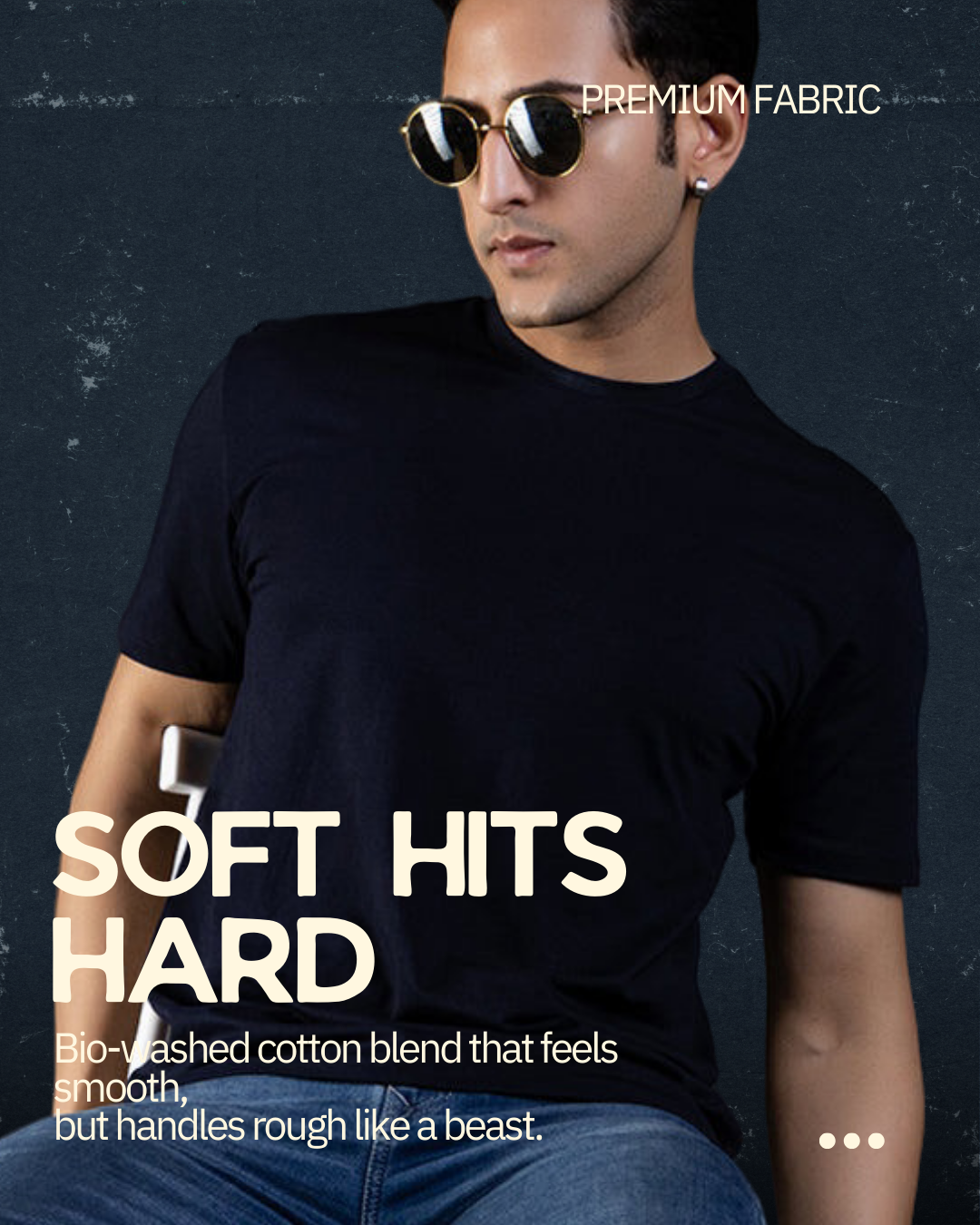 Navy Blue Active Wear T-shirt