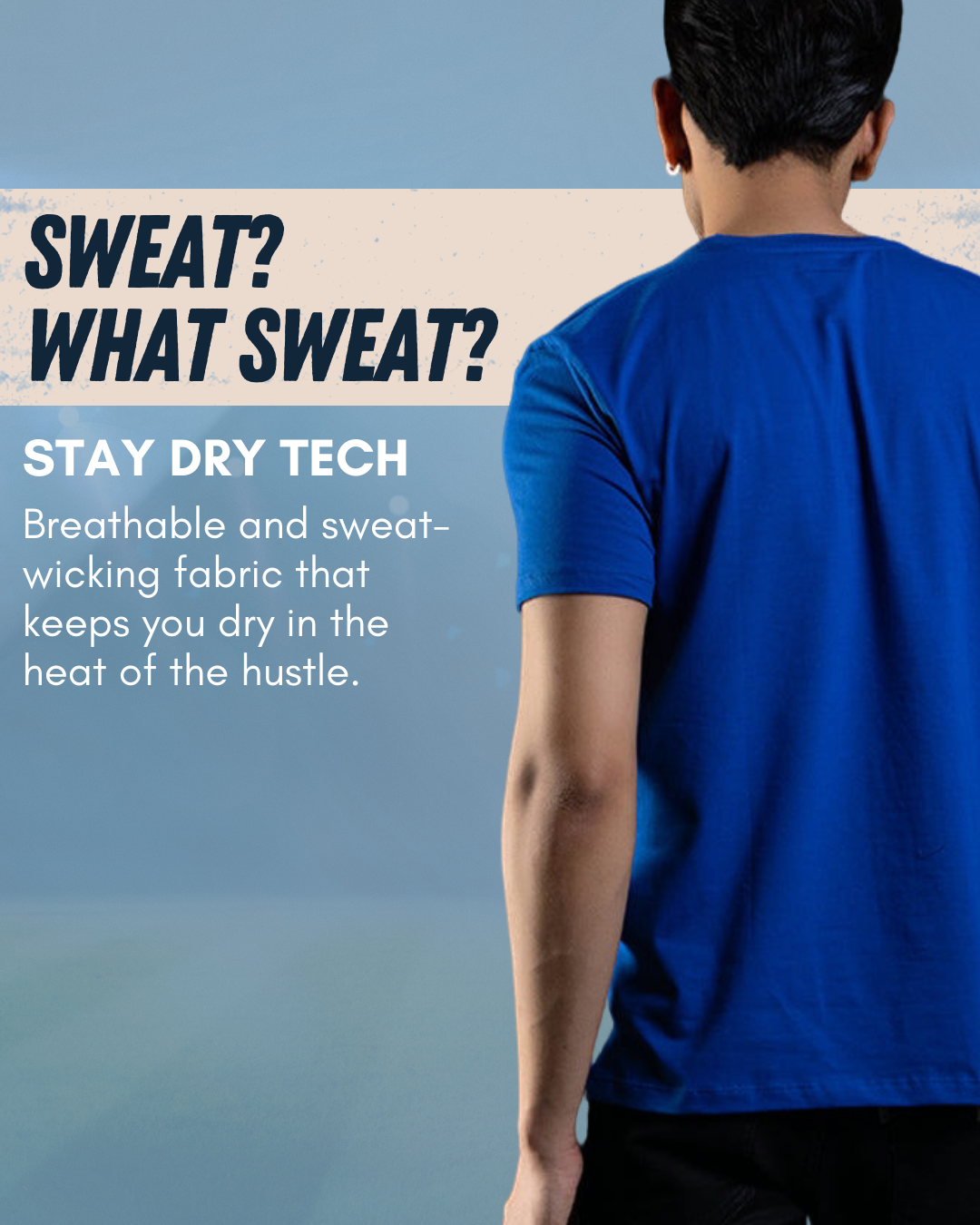 Royal Blue Active Wear T-shirt