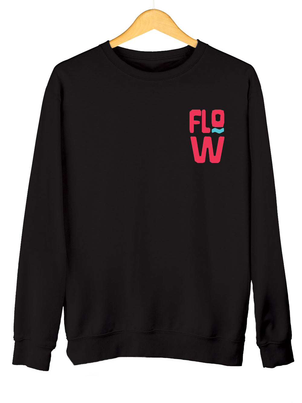Just Flow With It | Back Printed Unisex Sweatshirt