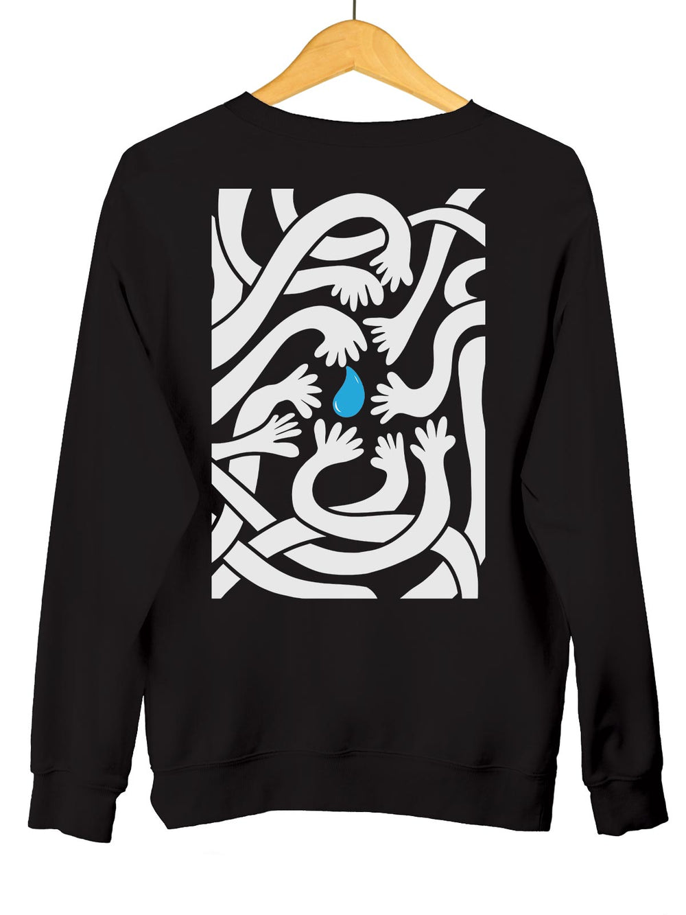 All for Aqua | Back Printed Unisex Sweatshirt