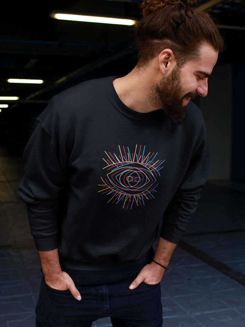 Geometrically Yours | Printed Unisex Sweatshirt