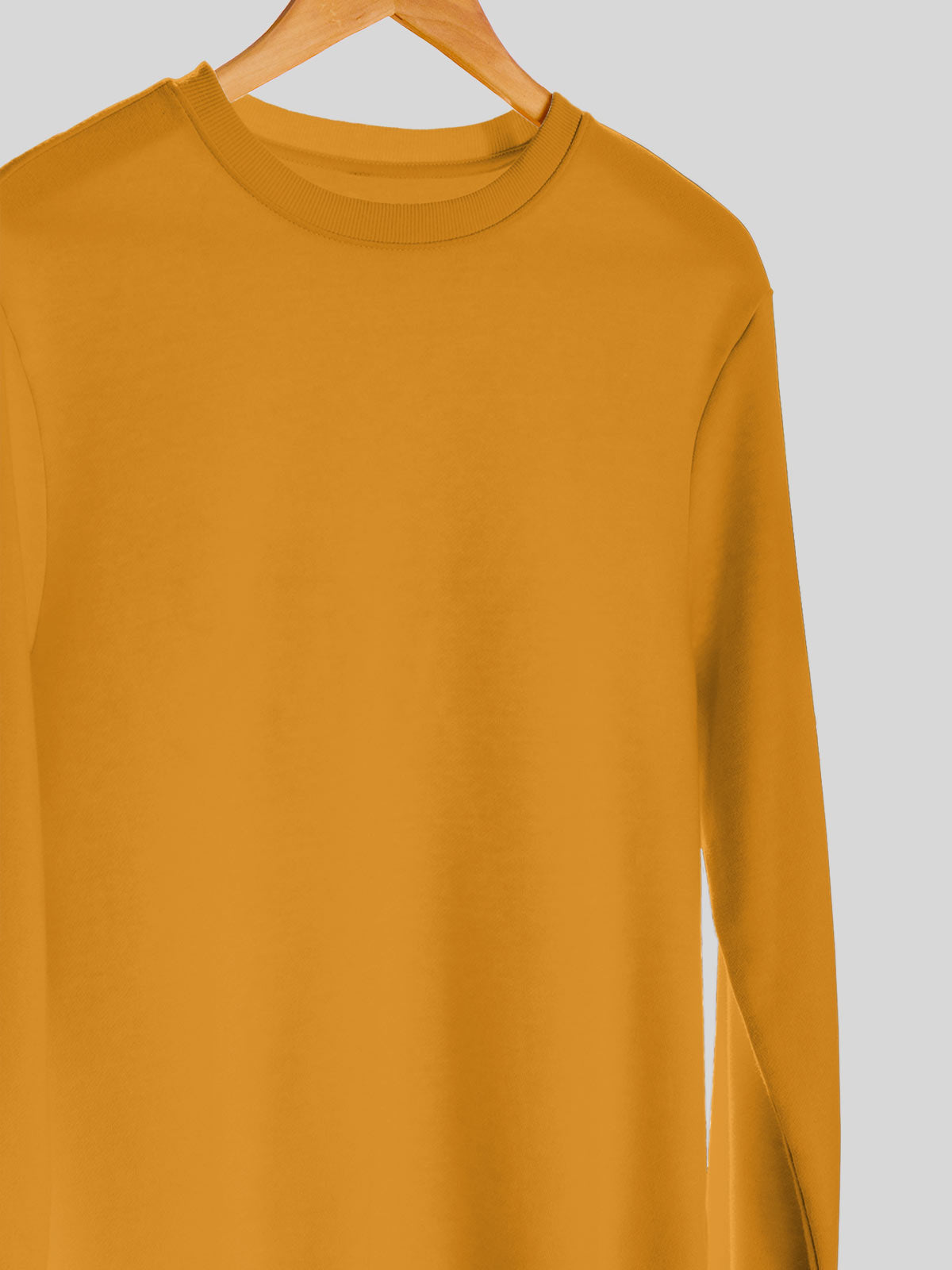 Mustard | Unisex Plain Sweatshirt