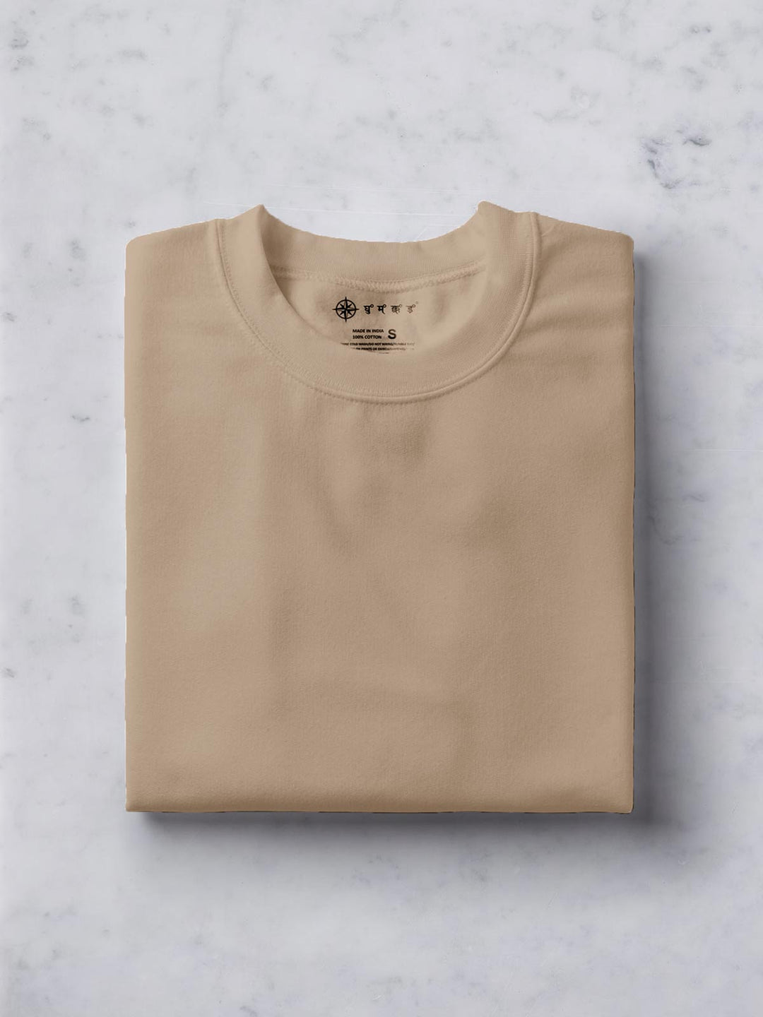 Black, Beige & Light Grey Combo T shirt | Pack of 3
