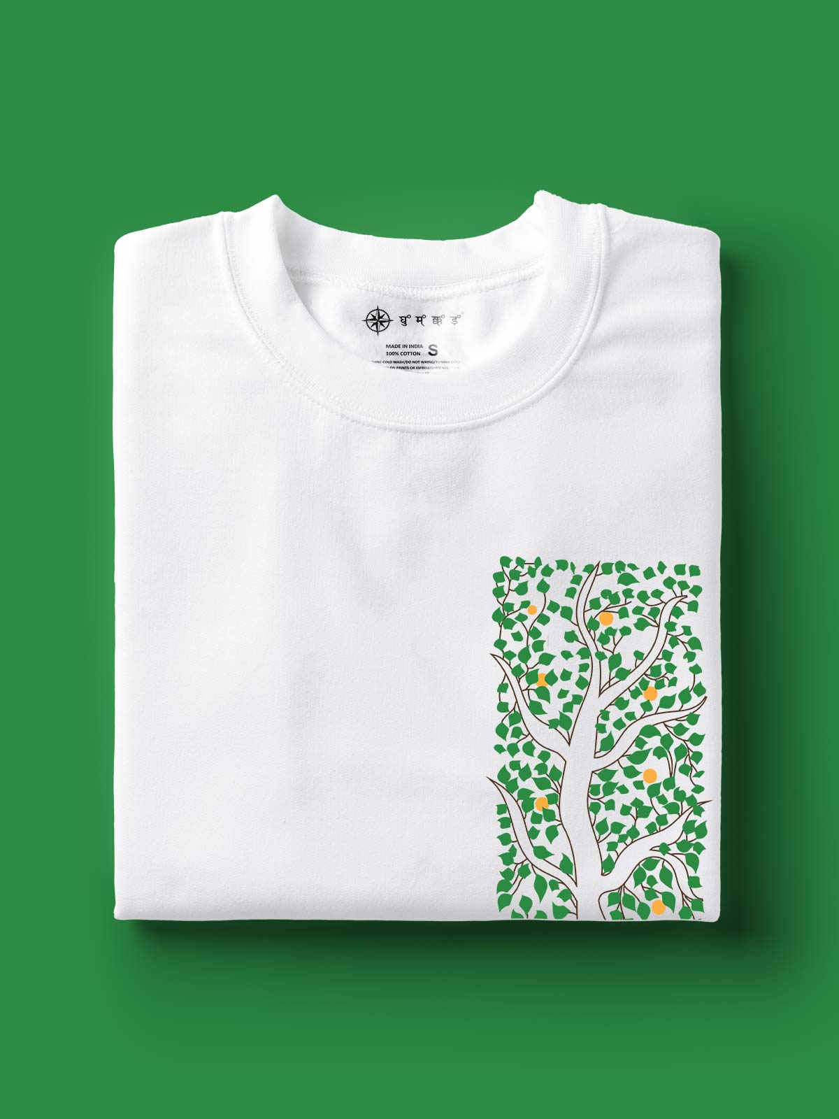 Chipko-printed-t-shirt-for-men by Ghumakkad