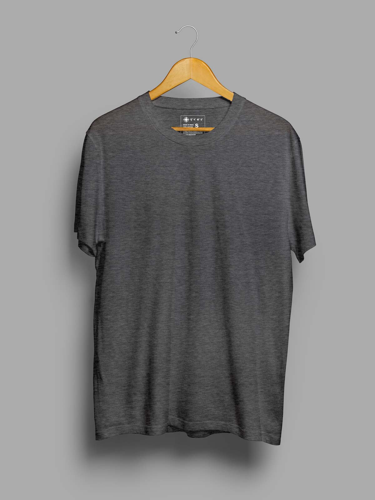 Dark-Grey-t-shirt-for-men by Ghumakkad