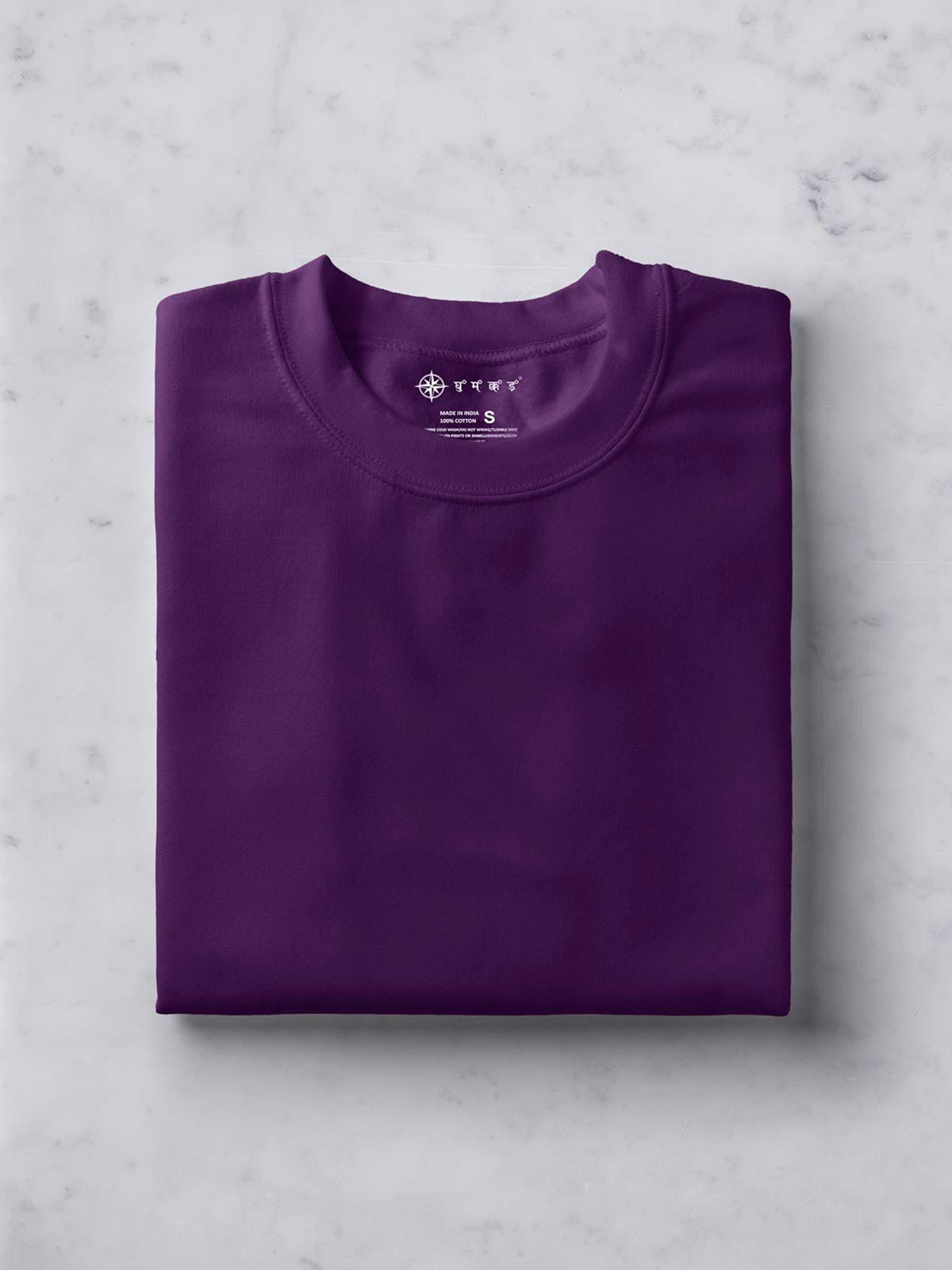 Deep-purple-t-shirt-for-men by Ghumakkad