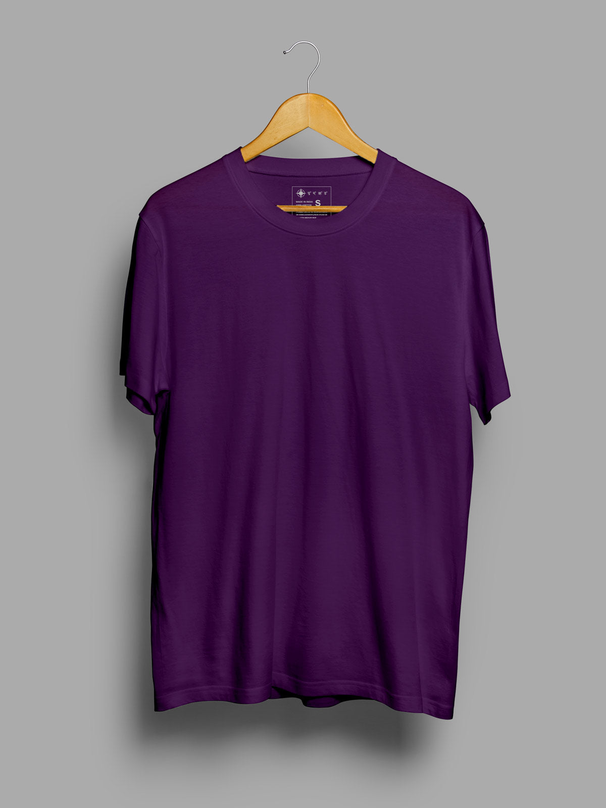 Deep-purple-t-shirt-for-men by Ghumakkad