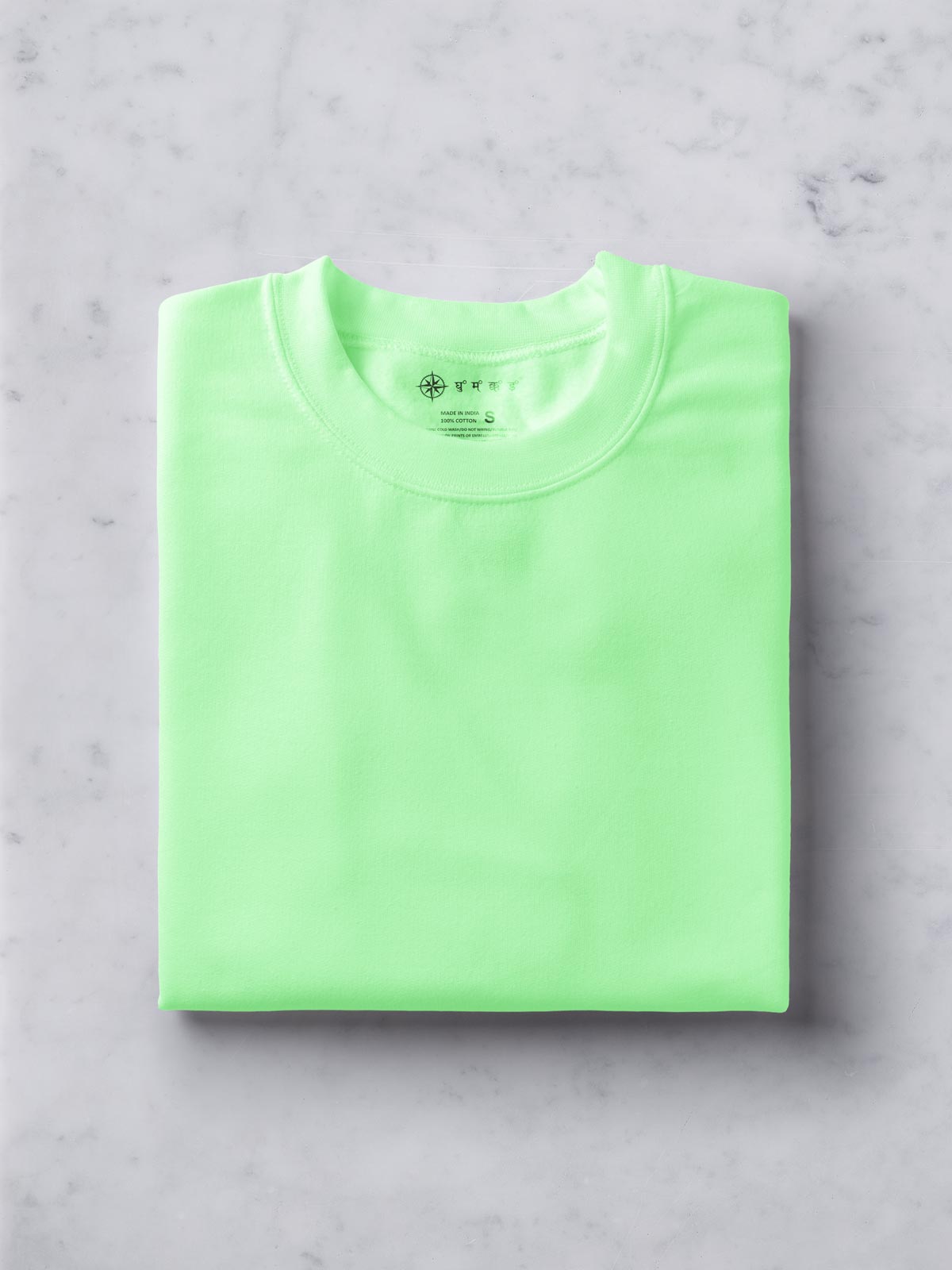 Electric-mint-t-shirt-for-men by Ghumakkad