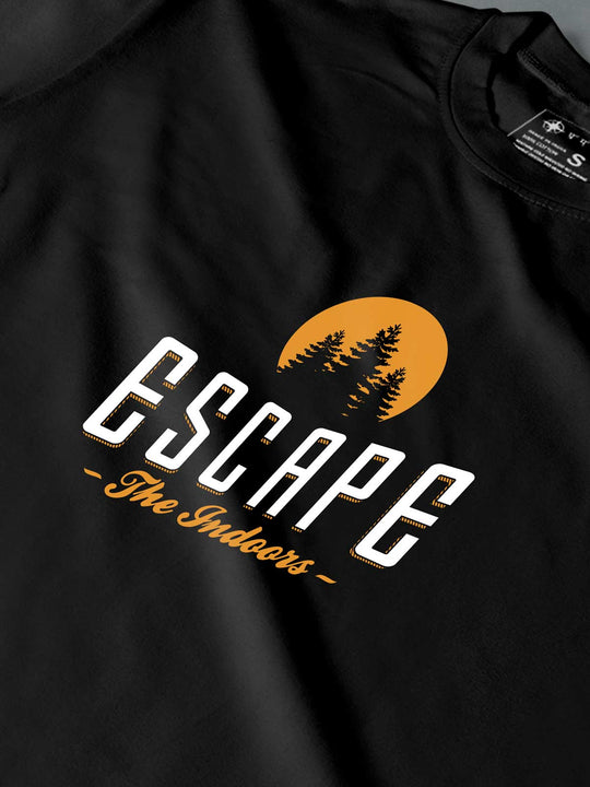 Escape-printed-t-shirt-for-men by Ghumakkad