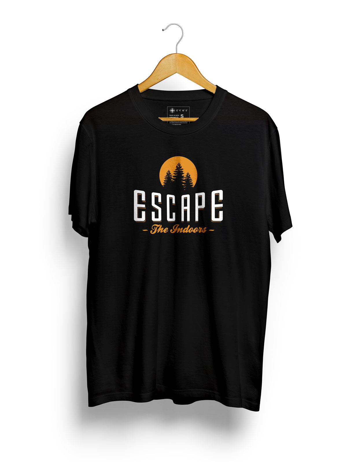 Escape-printed-t-shirt-for-men by Ghumakkad
