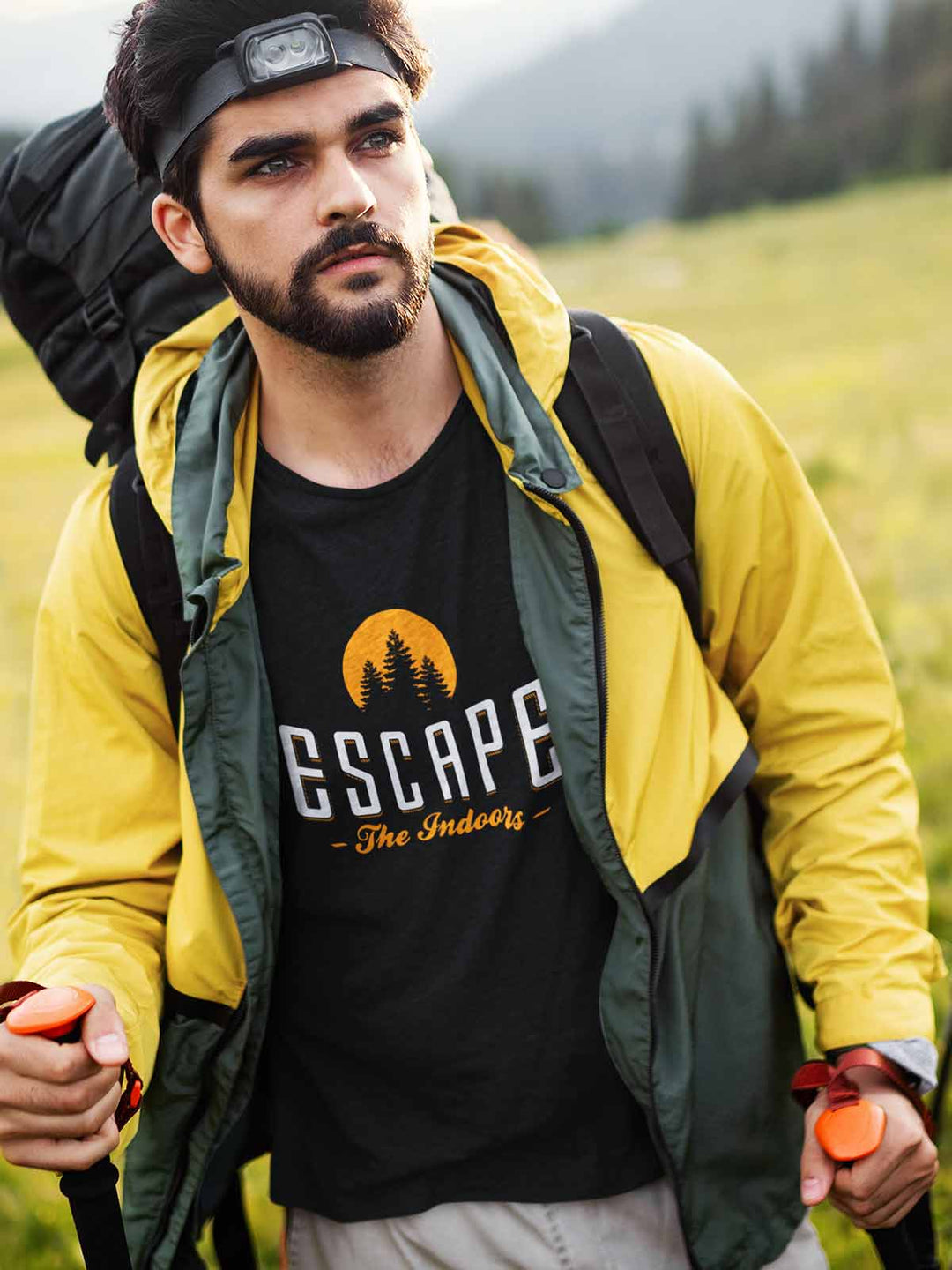 Escape-printed-t-shirt-for-men by Ghumakkad