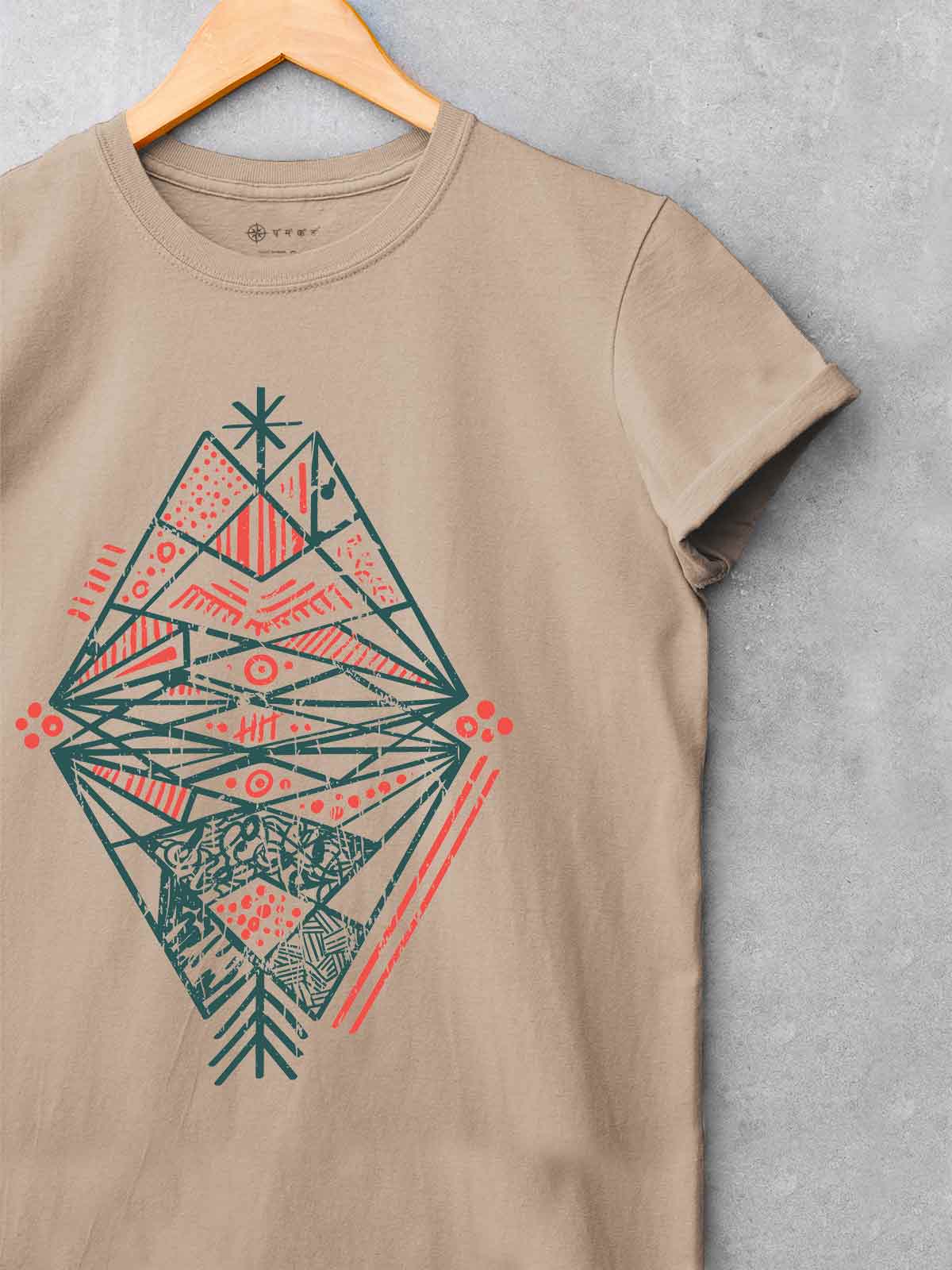Exotic-tribal-printed-t-shirt-for-men by Ghumakkad
