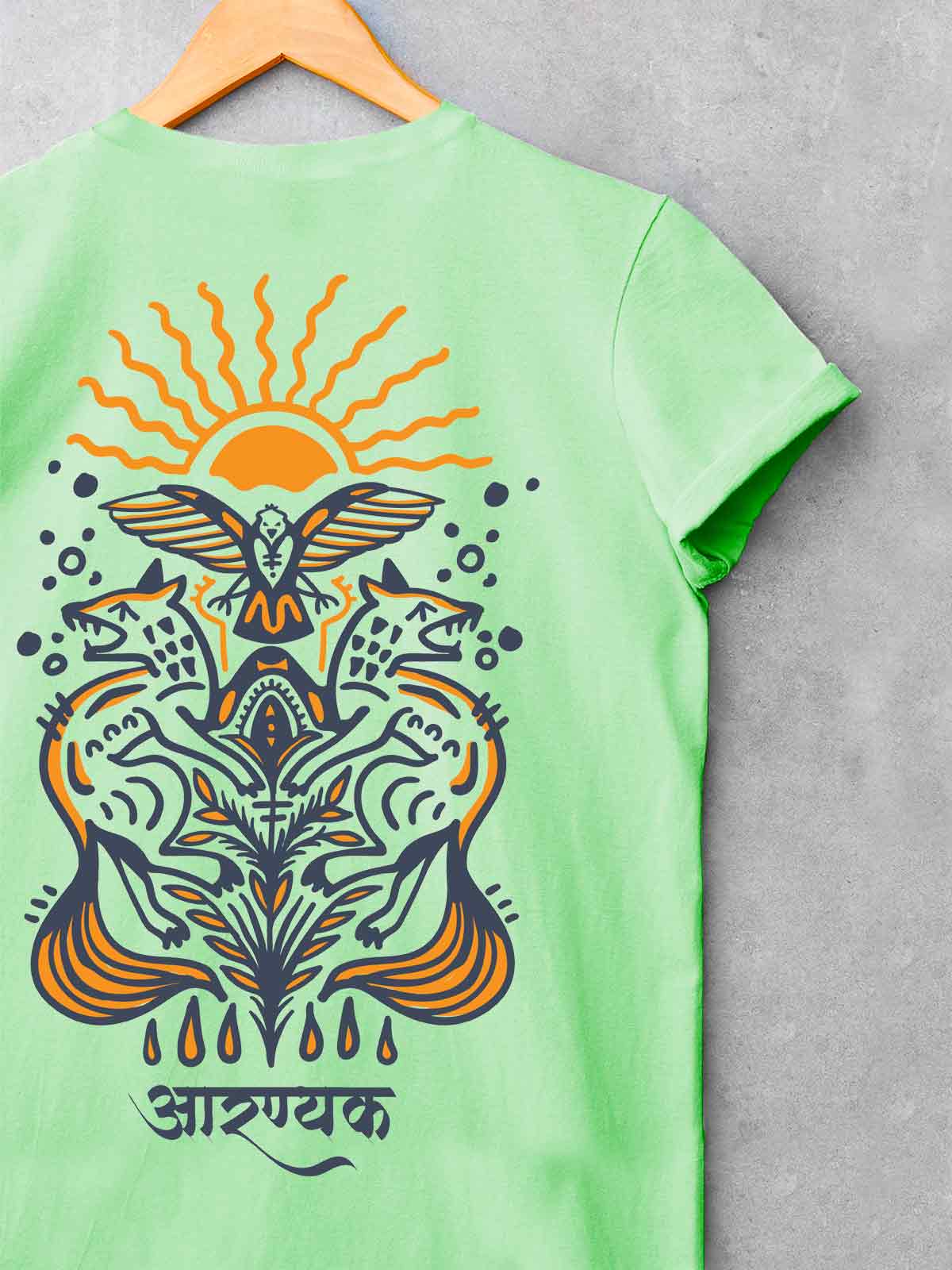 Forest-sunshine-backprint-t-shirt-for-men by Ghumakkad