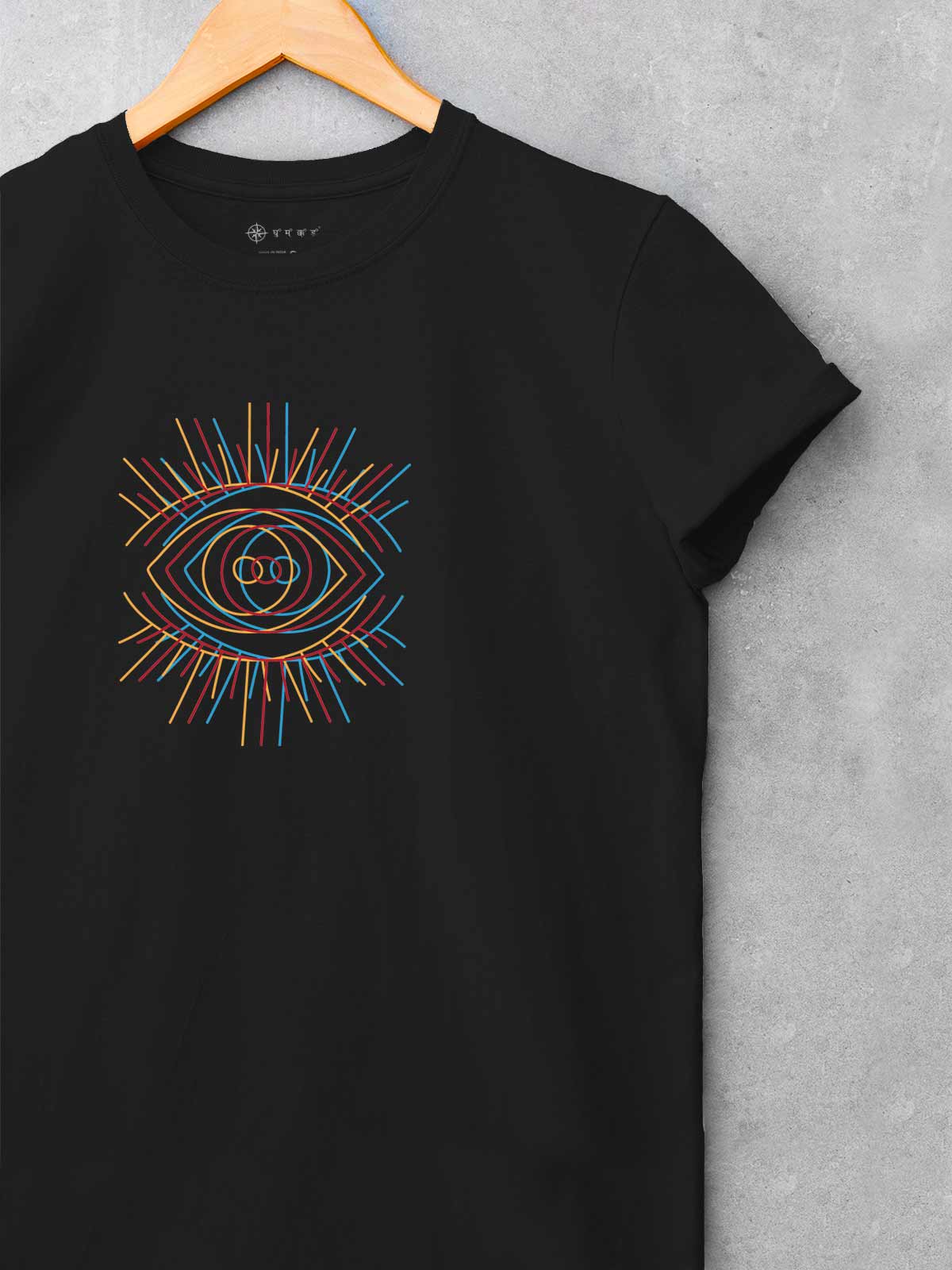 Geometrically-yours-printed-t-shirt-for-men by Ghumakkad