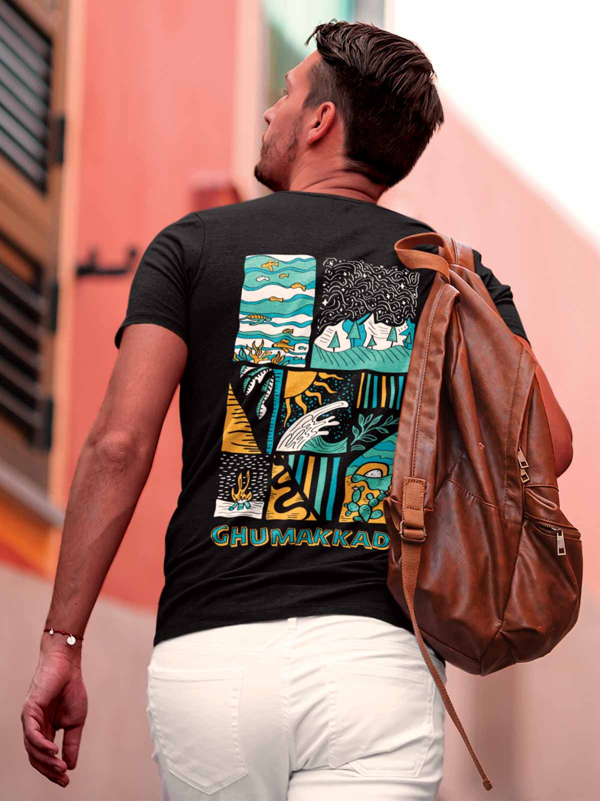 Ghumakkad-backprint-t-shirt-for-men by Ghumakkad