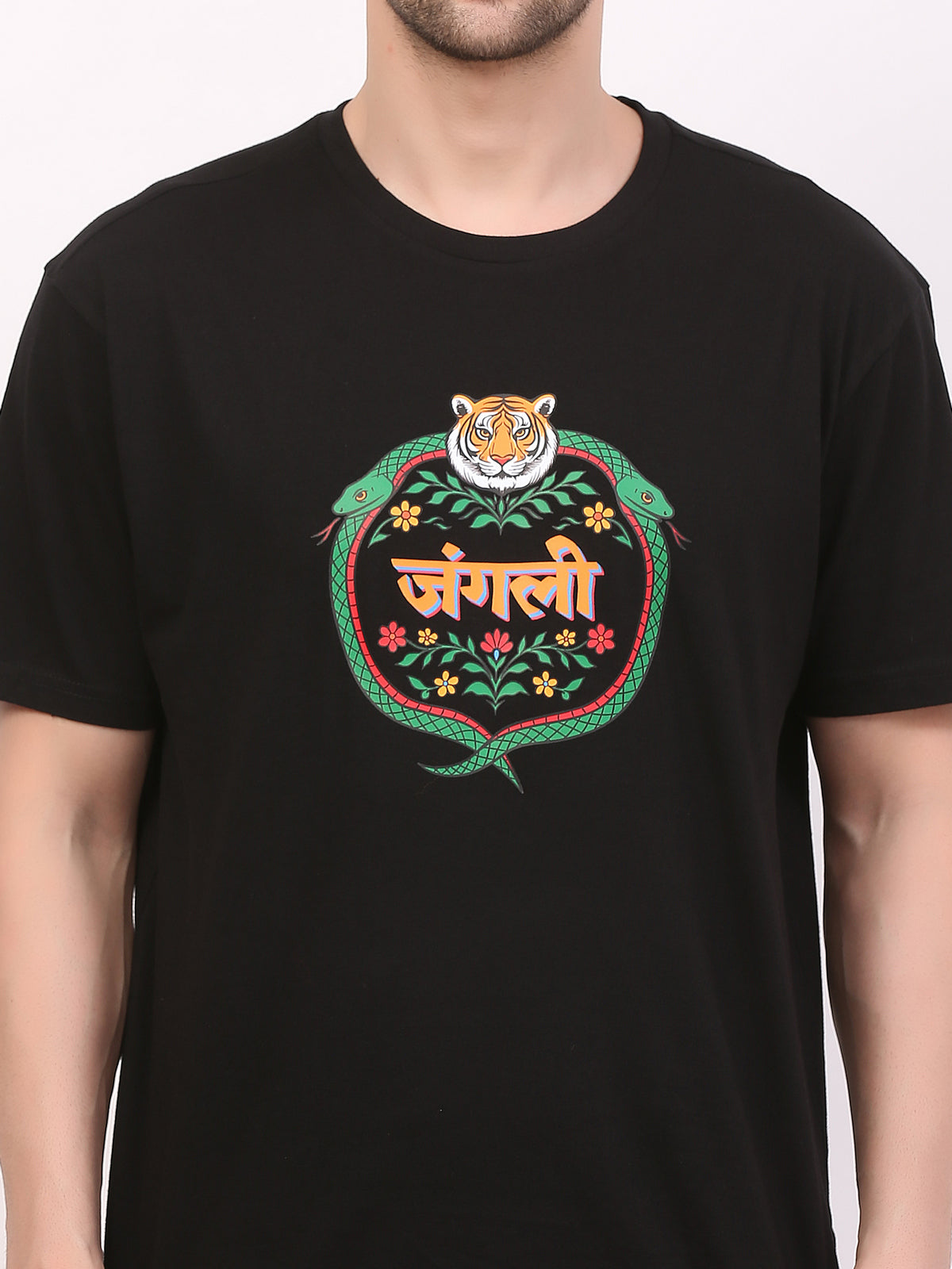 Jungli-truck-art-printed-tshirt-for-men-by-ghumakkad