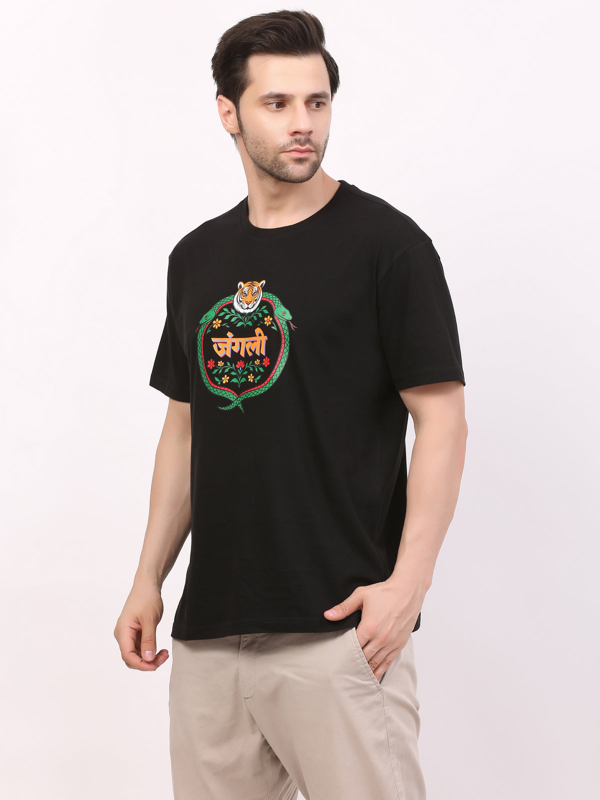Jungli-truck-art-printed-tshirt-for-men-by-ghumakkad