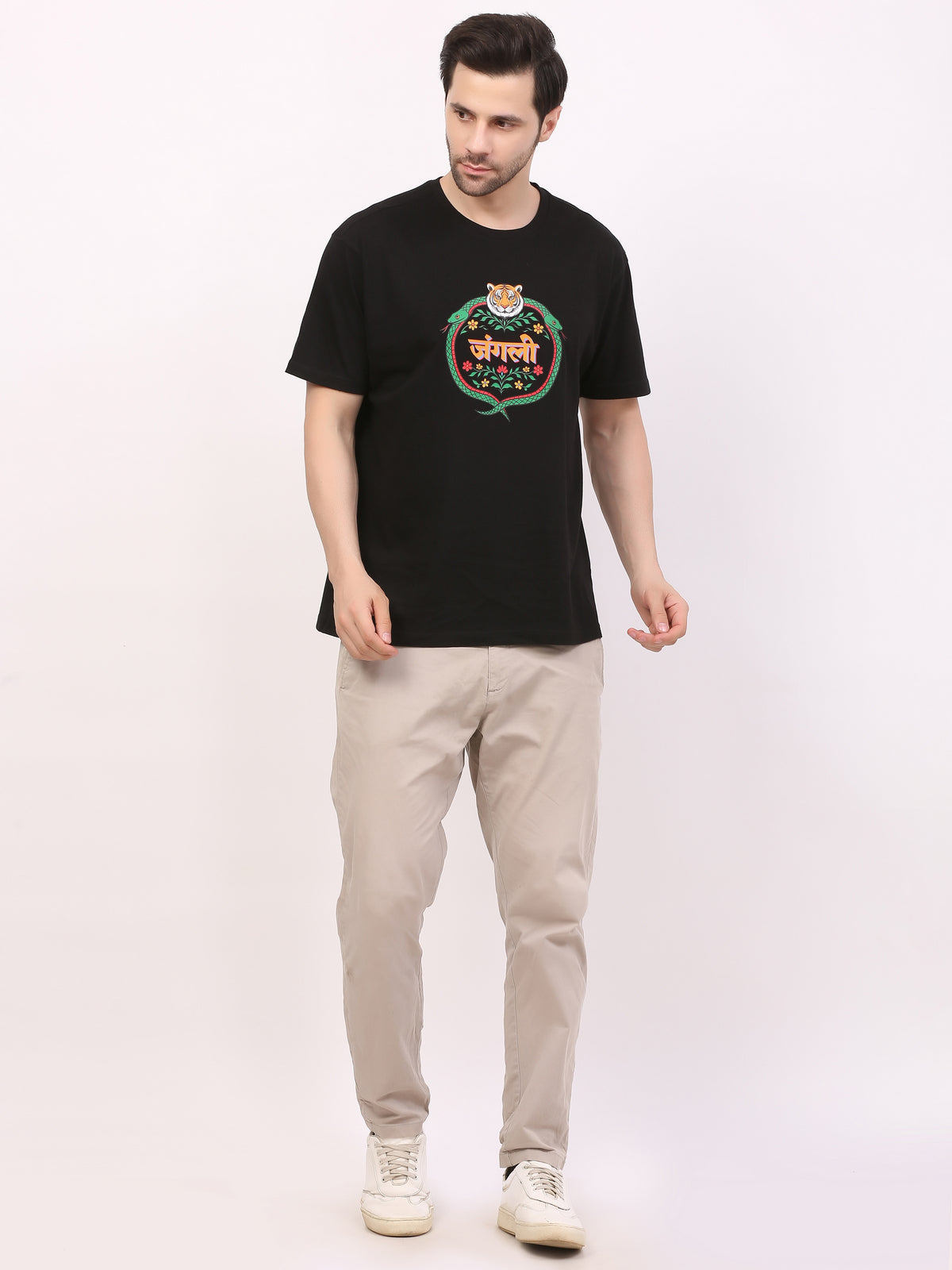 Jungli-truck-art-printed-tshirt-for-men-by-ghumakkad