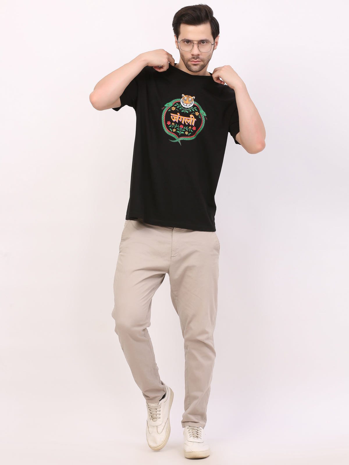 Jungli-truck-art-printed-tshirt-for-men-by-ghumakkad