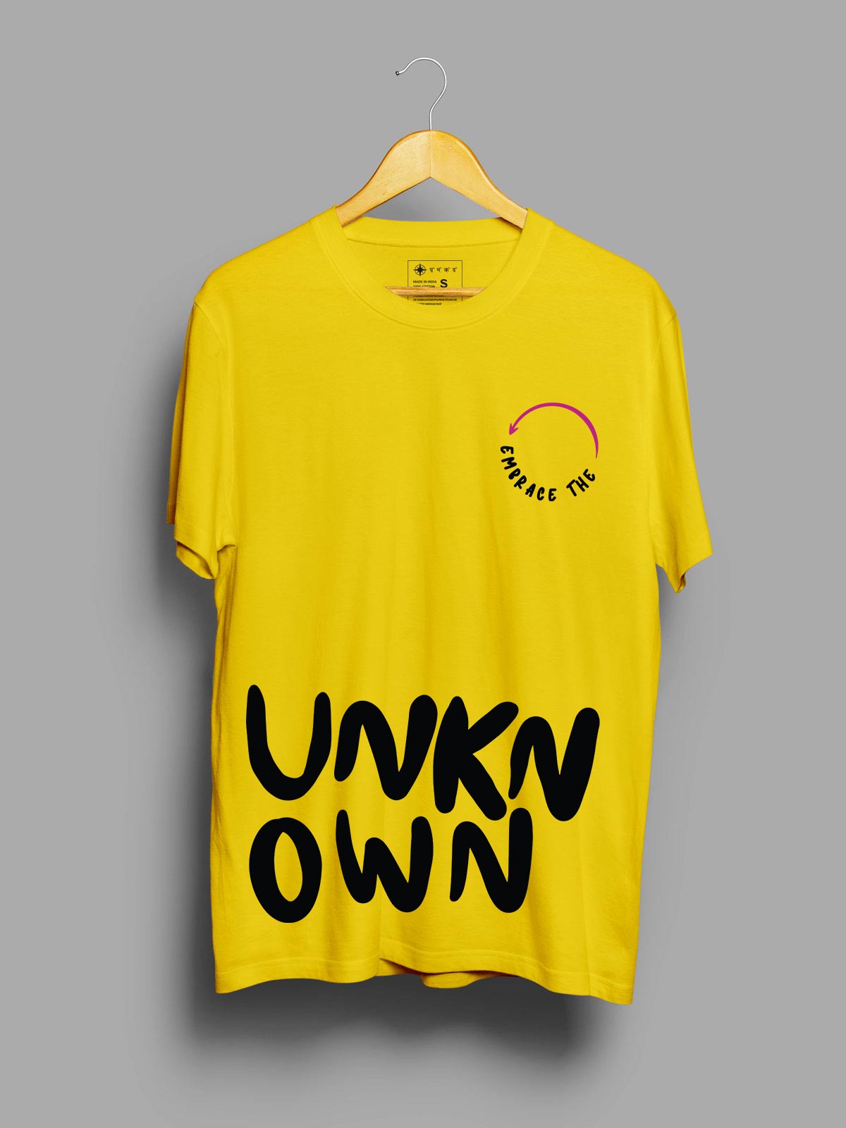 Just-flow-with-it-backprint-t-shirt-for-men by Ghumakkad