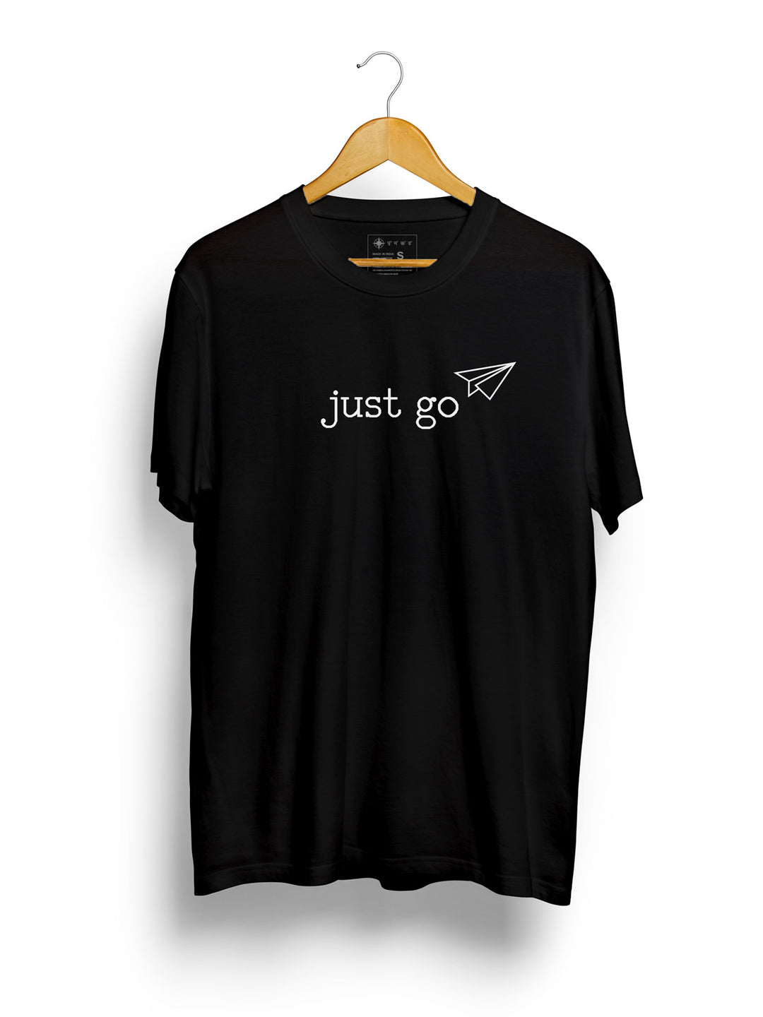 Just-go-printed-t-shirt-for-men by Ghumakkad