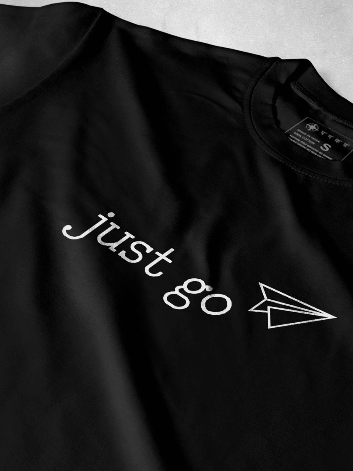 Just-go-printed-t-shirt-for-men by Ghumakkad
