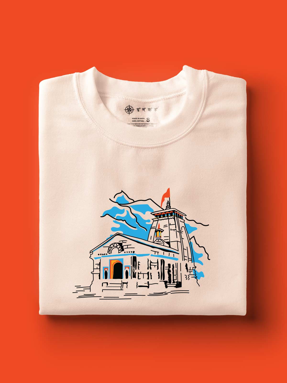 Kedarnath-printed-t-shirt-for-men by Ghumakkad