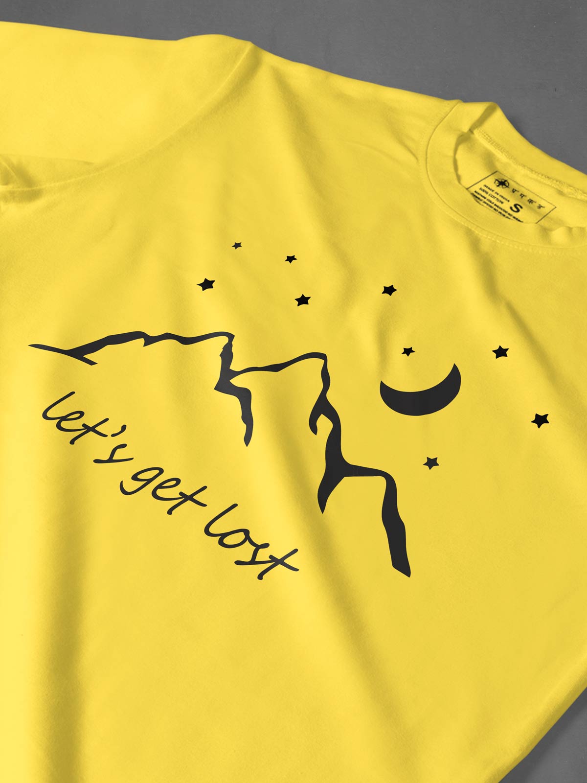Lets-get-lost-printed-t-shirt-for-men by Ghumakkad