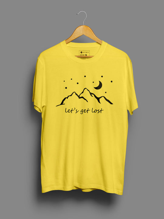 Lets-get-lost-printed-t-shirt-for-men by Ghumakkad
