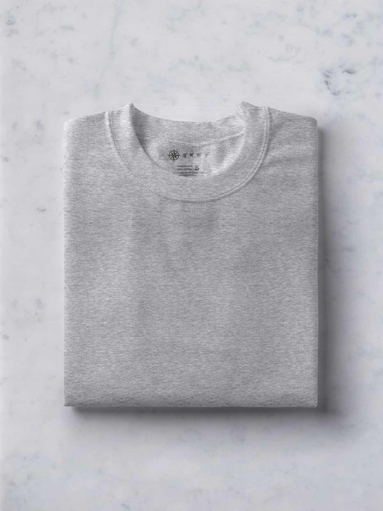 Black, Beige & Light Grey Combo T shirt | Pack of 3