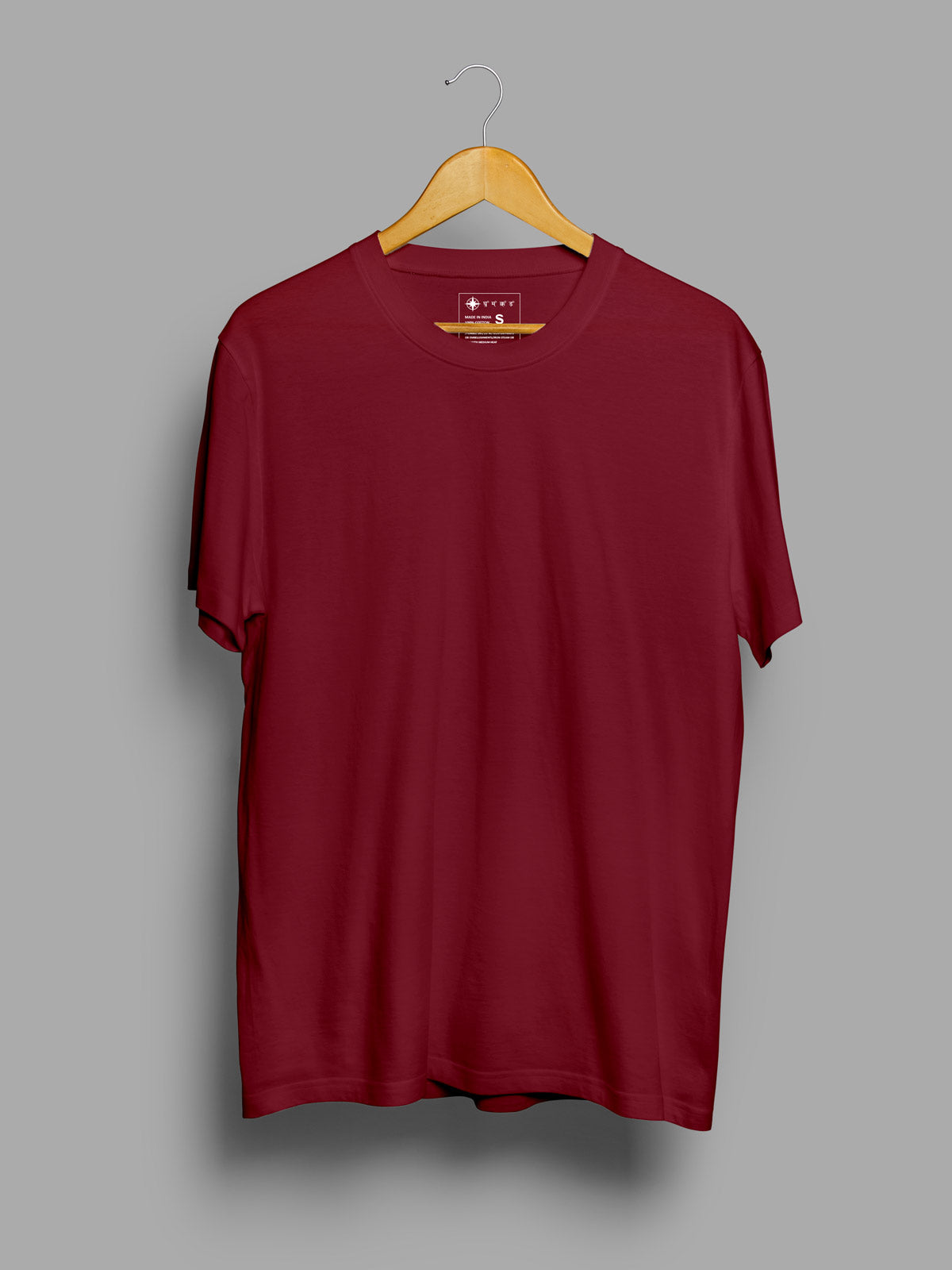 Maroon-t-shirt-for-men by Ghumakkad