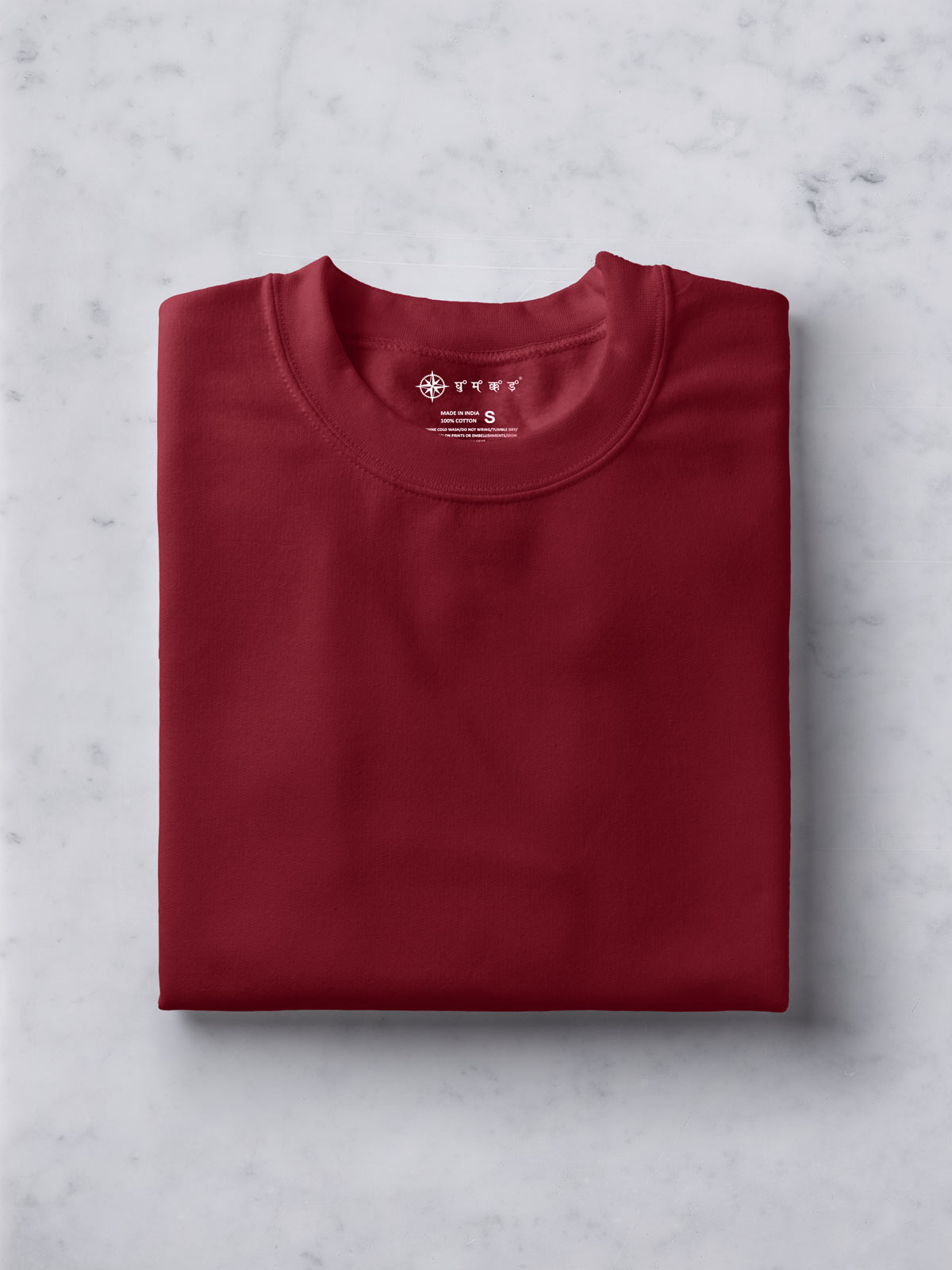 Maroon-t-shirt-for-men by Ghumakkad 