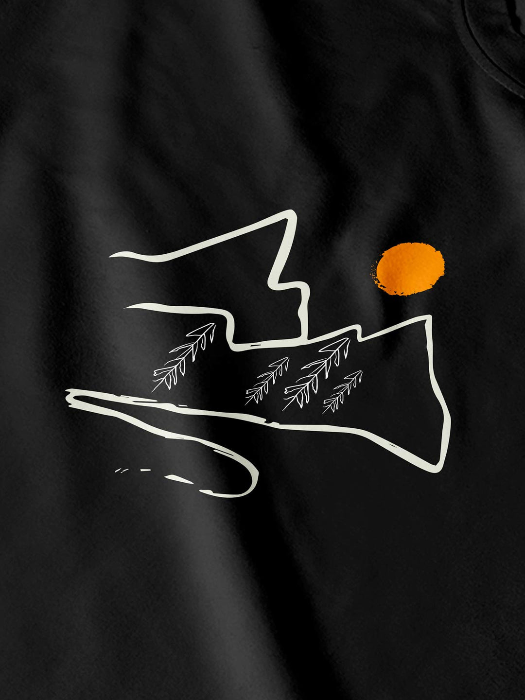 Mountain-road-printed-t-shirt-for-men by Ghumakkad