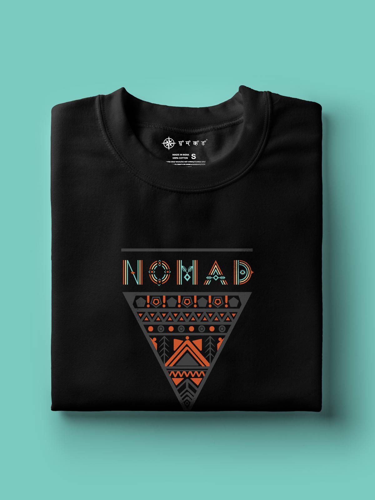 Nomad-printed-t-shirt-for-men by Ghumakkad