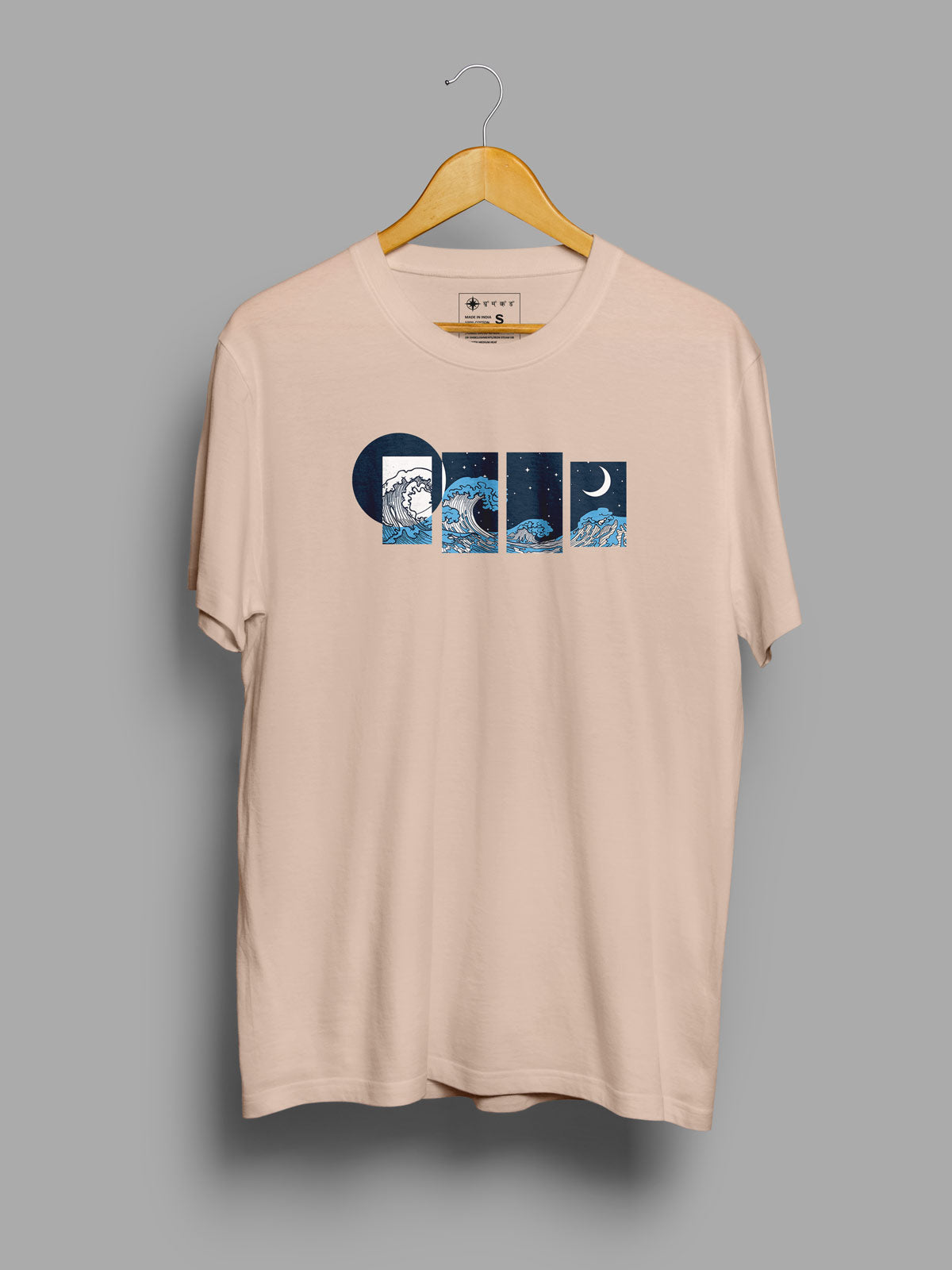 Ocean-night-printed-t-shirt-for-men by Ghumakkad