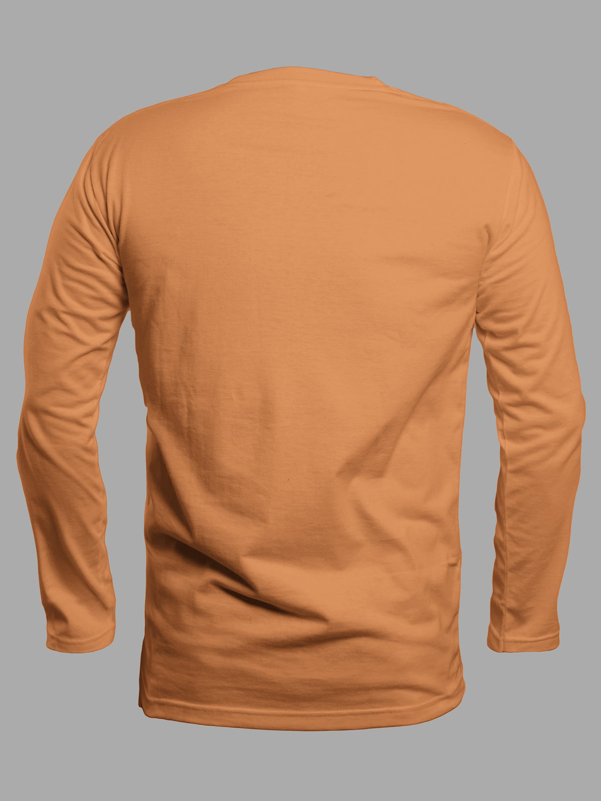 Peach-full-sleeves-t-shirt