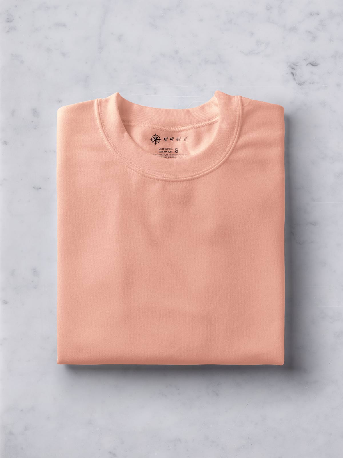 Peach-t-shirt-for-men by Ghumakkad
