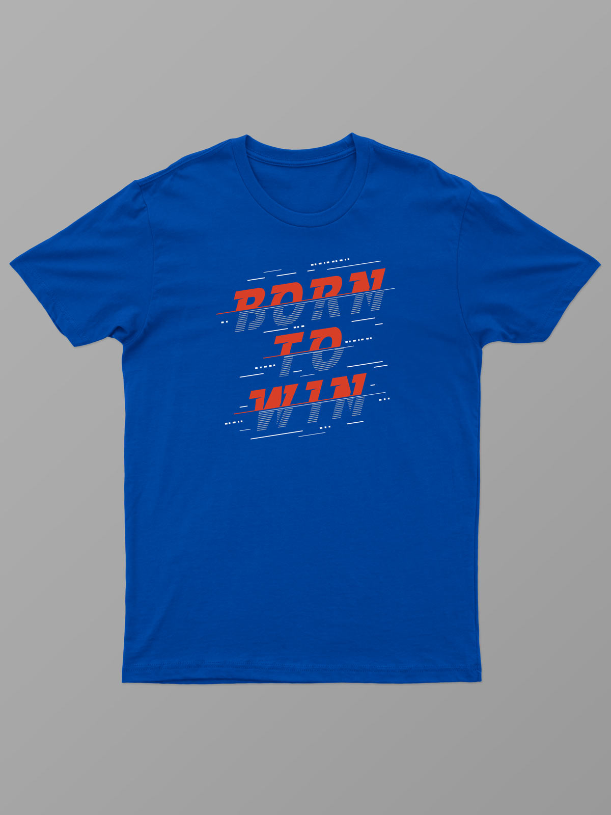 Printed-Sports-T-Shirt-Gym-T-Shirt-blue