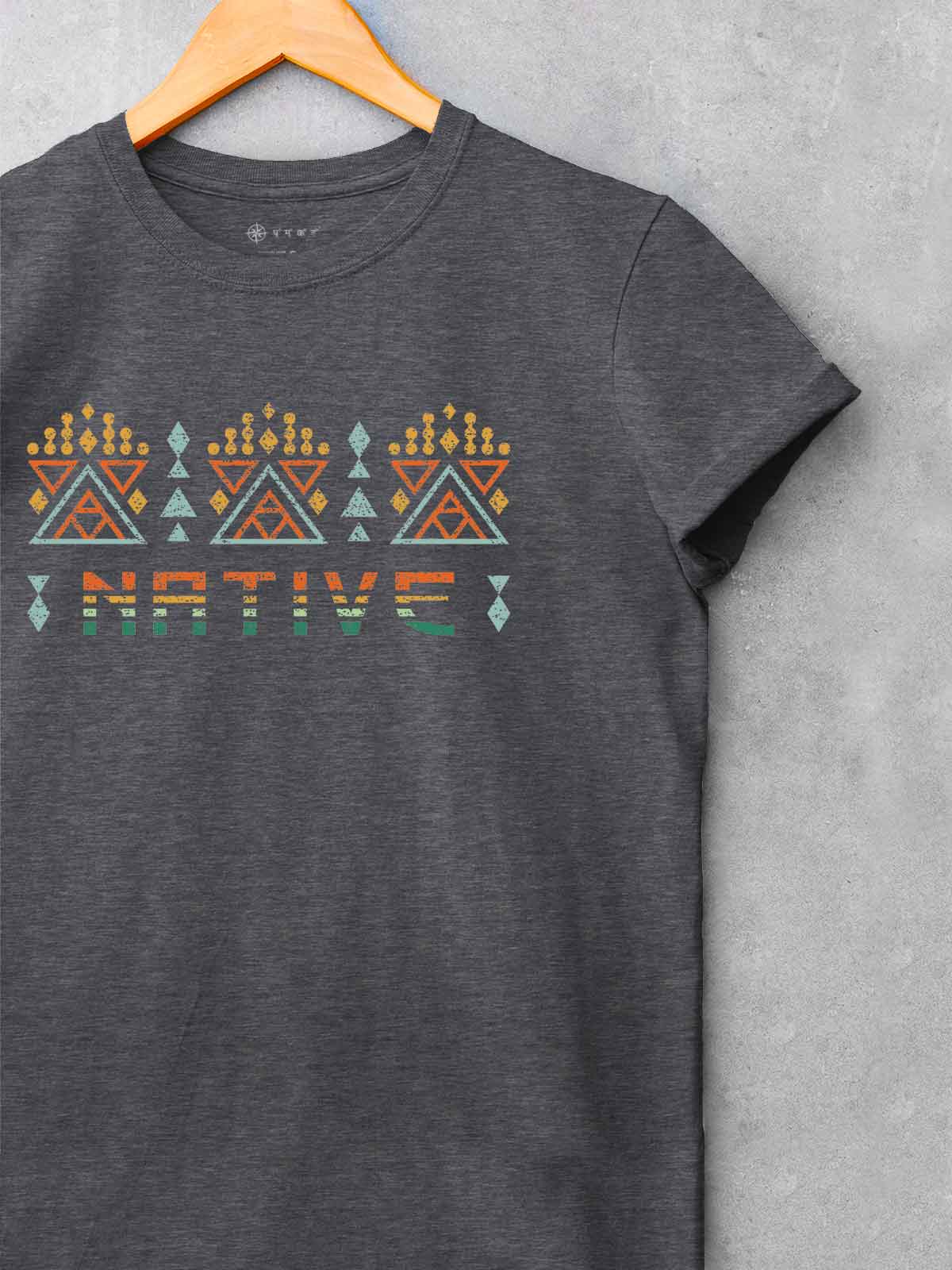 Proudly-native-printed-t-shirt-for-men by Ghumakkad