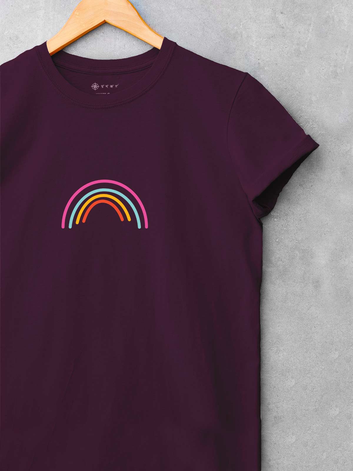  Rainbow-printed-t-shirt-for-men by Ghumakkad