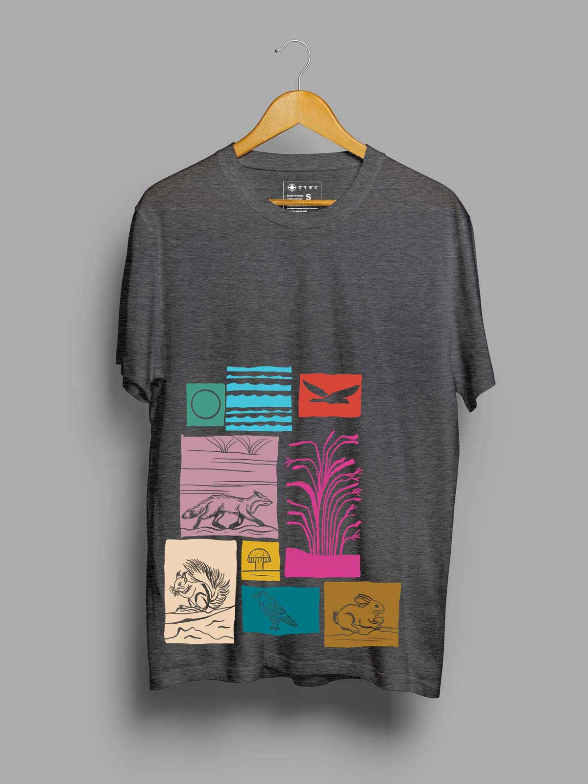 Raw-real-printed-t-shirt-for-men by Ghumakkad