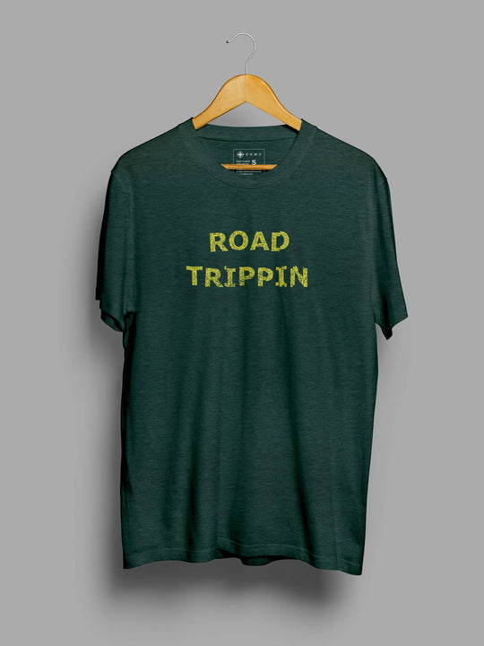 Road-trippin-printed-t-shirt-for-men by Ghumakkad