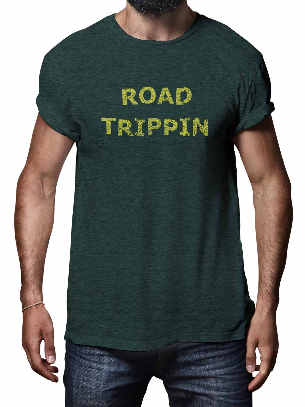 Road-trippin-printed-t-shirt-for-men by Ghumakkad
