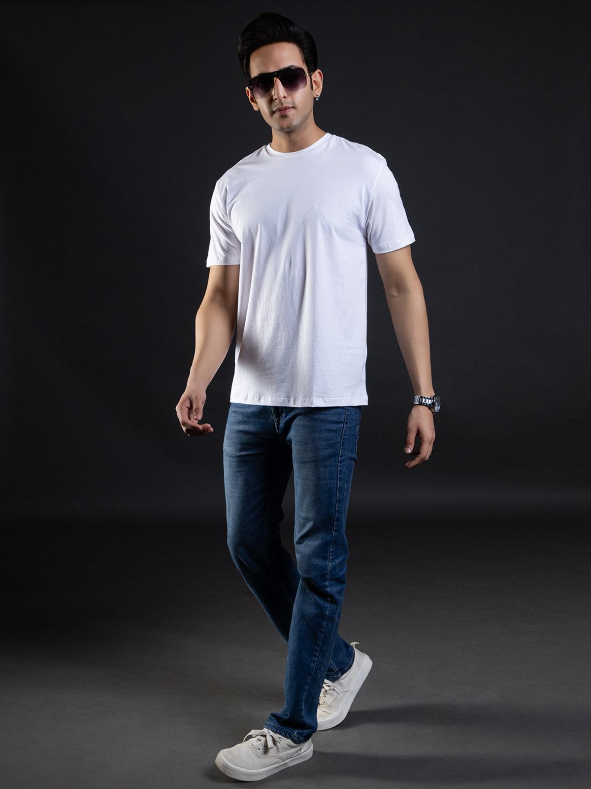 White  | ACTION series | Sports t shirt for Men