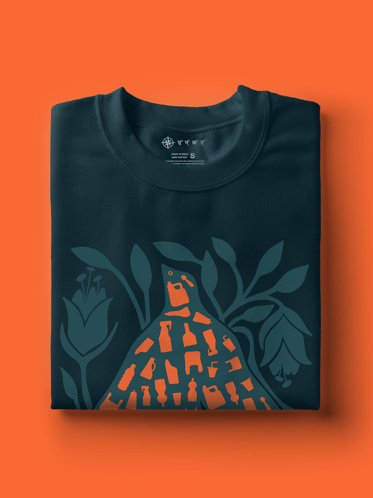Sustainable-warrior-printed-t-shirt-for-men by Ghumakkad