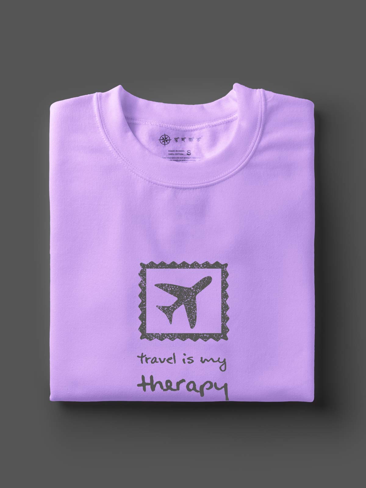 Travel-is-my-therapy-printed-t-shirt-for-men by Ghumakkad