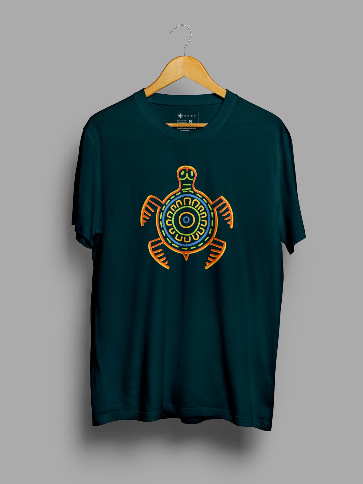 Turtle-printed-t-shirt-for-men by Ghumakkad